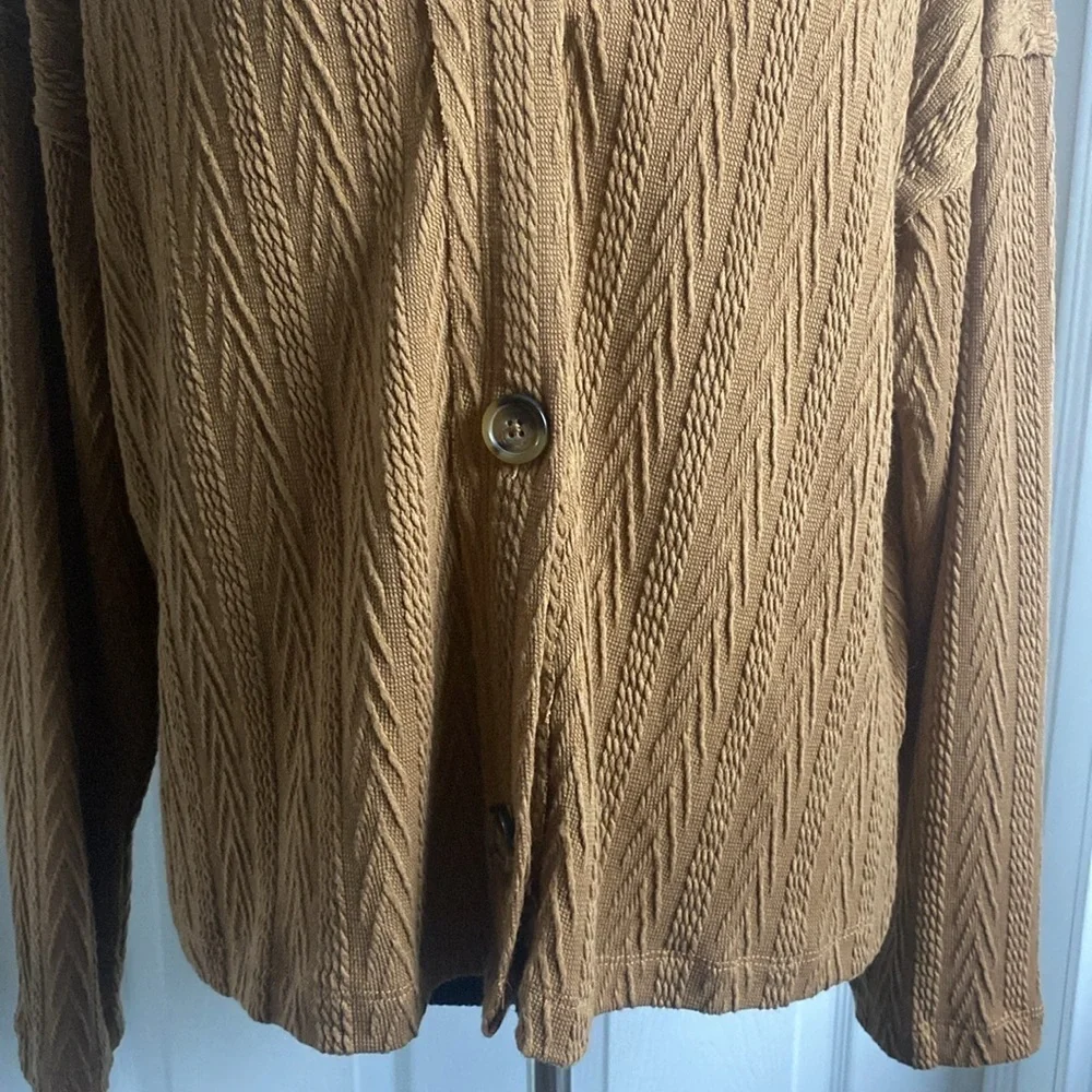 Maurices Carmel Color V-Neck Button Front Cardigan sz XL NWT